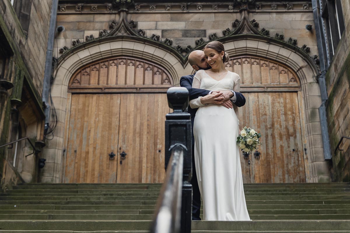 intimate small ceremony wedding photographer school of divinity